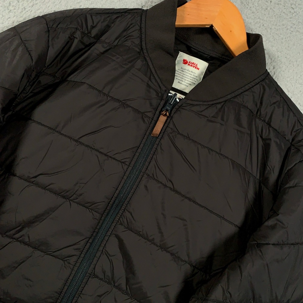 Fjallraven Ovik Bomber Jacket Mens Large Black Down Insulated 3 in 1 Liner Only